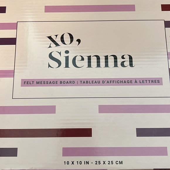 NIB XO, Sienna felt message board - Picture 2 of 8
